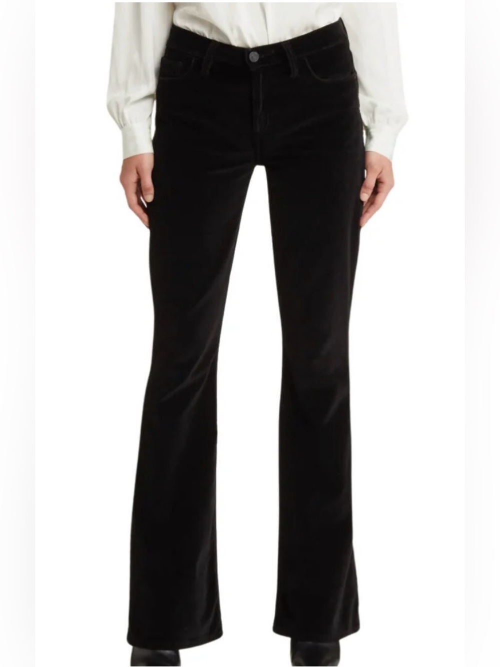 FRAME Le High Waist Flare Velveteen Pants 👖